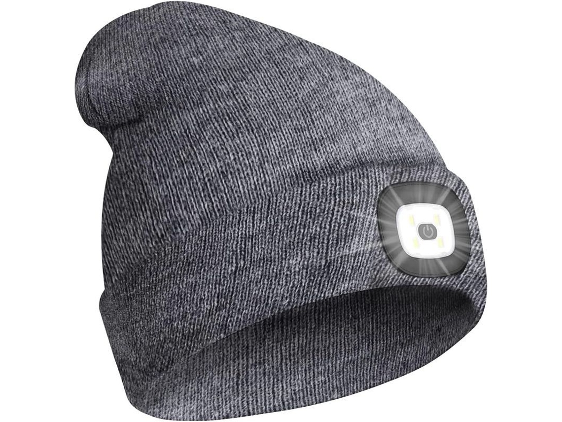 Gorro Unisex Recargable Por Usb Con 4 Led - Gorro De Invierno - Regalo Para Hombres Y Mujeres