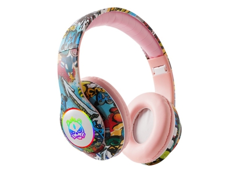 Auriculares Inalámbricos Flash Light Children Auriculares con Auriculares con Auriculares Bluetooth Micrófono Auriculares Estereo