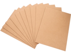 10 Carpetas De Papel Kraft Para Archivar, Organizadores De Archivos Con Una Sola Ranura.