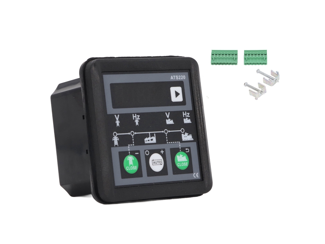 Controlador De Interruptor De Transferencia Automática Ats De Doble Potencia Ip54 Impermeable 30‑300v Para Electricidad