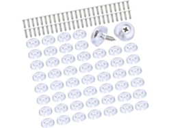 150 Patas Antideslizantes Para Tabla De Cortar, Patas De Goma, Para Muebles, Con Tornillos, Fácil De Usar, Transparentes