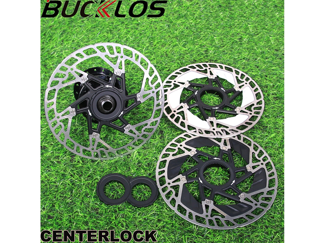 Freno de disco hidráulico Bucklos de 160 mm para bicicleta de montaña, ultraligero, con rotor Centerlock