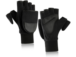 Guantes De Montar A Caballo De Algodón Cálidos Sin Dedos Para Hombre