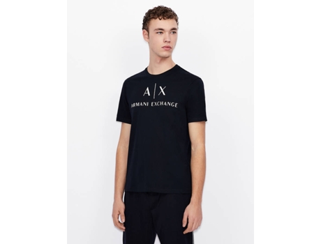 T-shirt ARMANI EXCHANGE Algodón Hombre (XL - Azul)