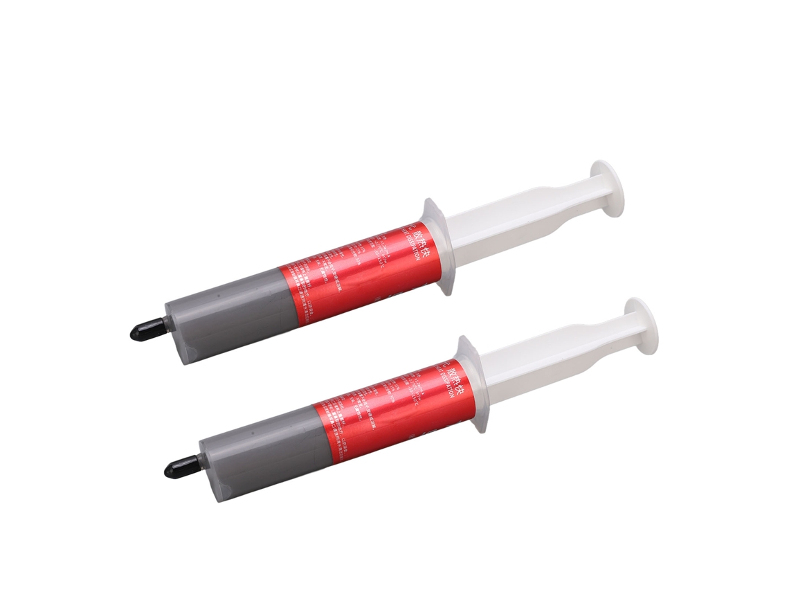 2 Peças de Pasta Térmica Graxa de Silicone Composto Jeringa para Cpu de Computador S/MARCA