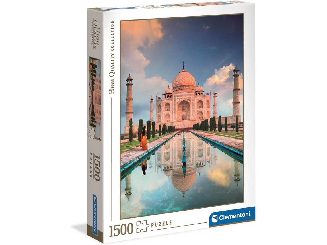 Puzzle CLEMENTONI Taj Mahal, India (Edad Mínima: 10 Años - 1500 Piezas)