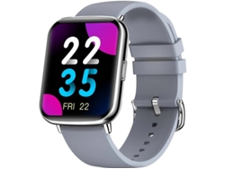 Reloj deportivo táctil de 1,69", resistente al agua IP68, con monitor de frecuencia cardíaca, sueño, podómetro, monitor de actividad y cronómetro, compatible con Android/iOS (gris). Bestvite