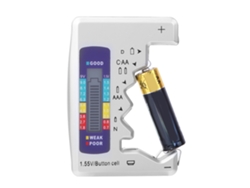 Comprobador De Baterías Digital Universal Para Baterías Cc Aa Aaa Dn 9v 1.5v Nivel De Capacidad