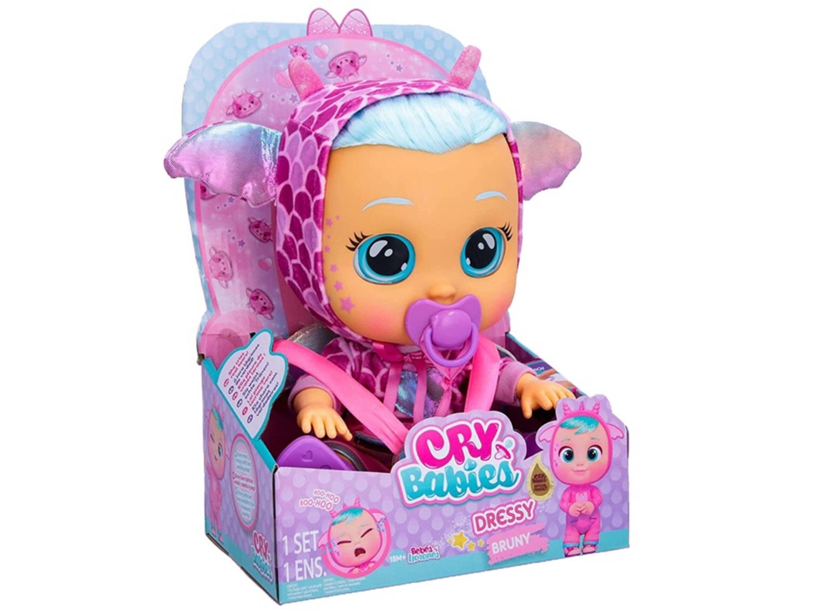 Muñeco BEBES LLORONES Bruny Dressy Fantasy (Edad Mínima Recomendada: 3años)