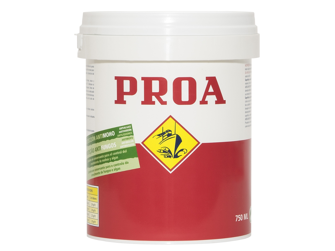 Pintura satinada PROA antimoho Blanco 15L