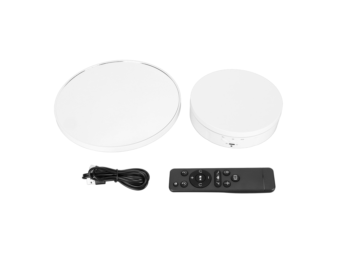 Soporte De Exhibición Giratorio Automático De 360 Grados Con Control Remoto Para Joyería