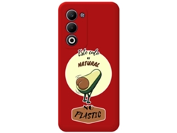 Funda Silicona Líquida Roja Para Oppo A5m / A5 4g / 5g Diseño Culo Natural Dibujos