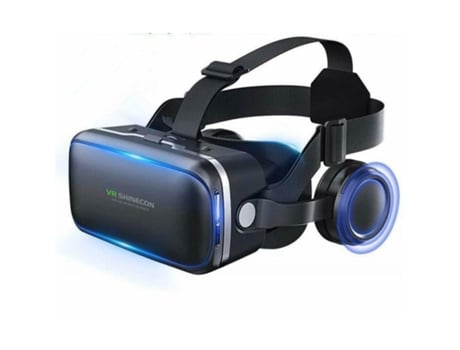 Gafas 3D Auriculares de realidad virtual VR Box Goggles para Android iPhone Samsung negro