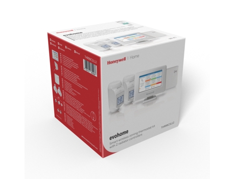 Honeywell Home EvoHome Starter Set 2 Boiler CZ THR99C3112, EvoHome Touch WiFi + 2x thermohead HR92 + BDR91