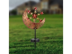 2026-lámpara Solar Jardín Exterior Molino Lunar Decorativa Metálica Para Patio Jardín Decoración
