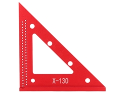 Regla Triangular De Carpintería De Aleación De Aluminio Con Escala Clara De 13 Cm Para Techos.