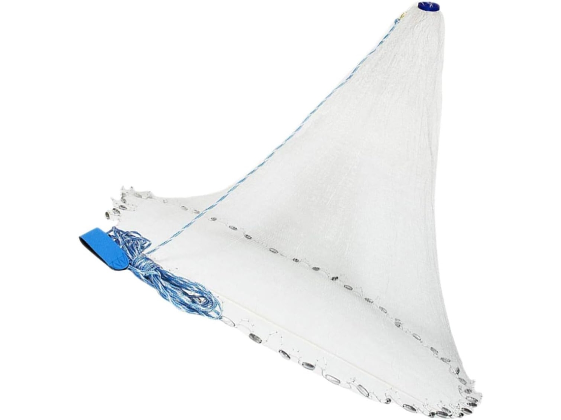 Red de pesca manual de acero de 300 g
