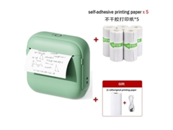 Mini impresora térmica de 200 ppp, impresora de etiquetas inalámbrica Bluetooth, compatible con iOS y Android X0607 Digitallab