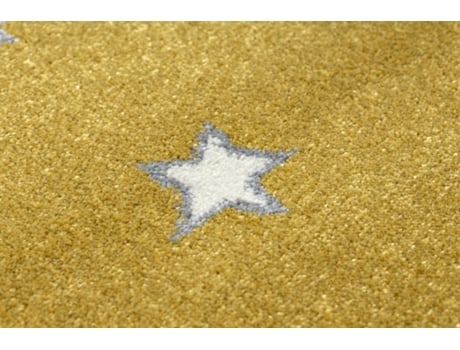 Alfombra Petit Moon Estrellas, Nubes Oro (180 x 270 cm)