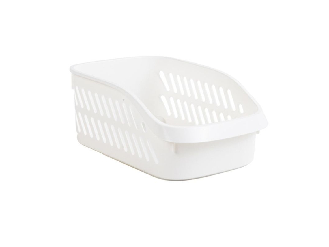 Fasst-cesta De Almacenamiento Con Base De Polea Diseño Hueco Plástico Ventilado Organizador De Amplia Aplicación