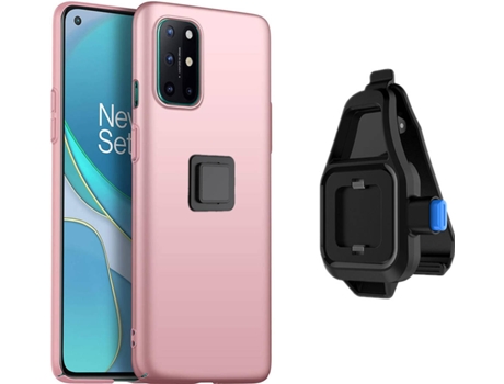 Funda Oneplus 8T Turtleshell con Soporte de Cintura Rosa