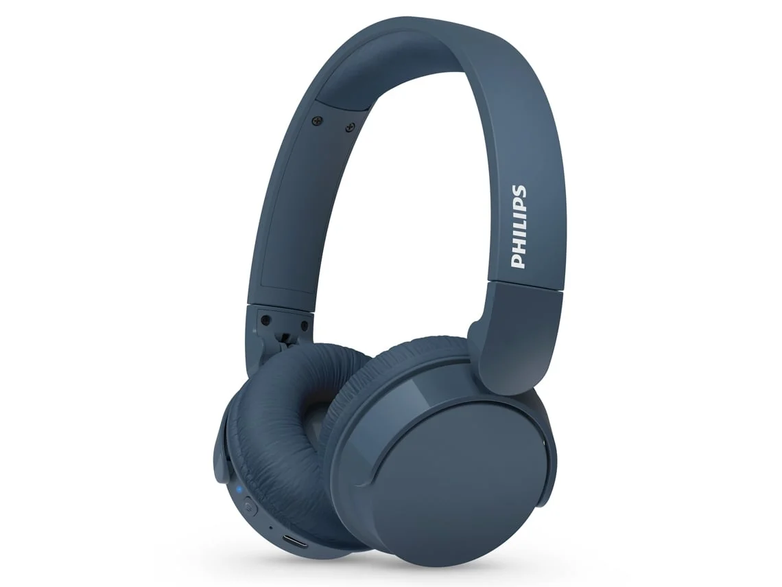 Auriculares Bluetooth True Wireless PHILIPS TAH4209BL (On Ear - Microfóno - Azul)