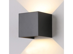 Aplique Led Moderno 12w, 3000k, Ângulo De Luz Ajustável, À Prova D'água Ip65