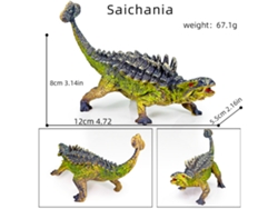Juguetes de dinosaurios del período Jurásico en PVC duradero MDUG