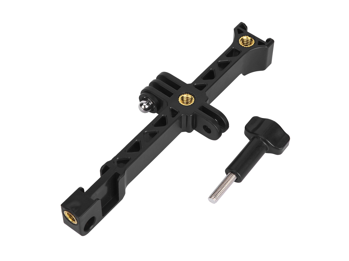NEVEANCE Soporte Universal Negro en Plástico con Rosca Fría para OSMO ACTION, Pocket, GoPro - Accesorio de Fijación