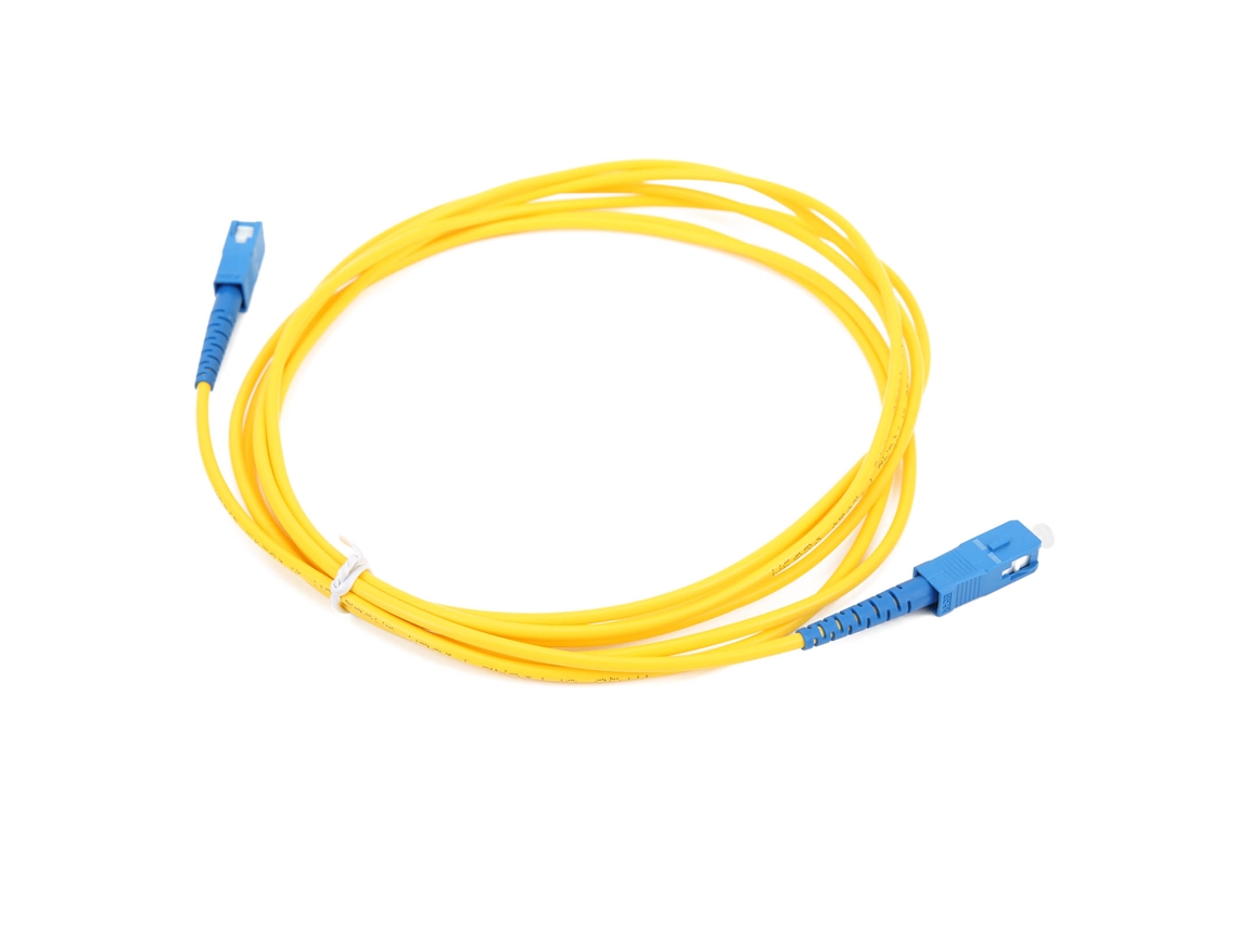 Cable De Conexión De Fibra Óptica Sc/upc-sc/upc Sm Dx3.0 De 3 M Con Puente De Pvc