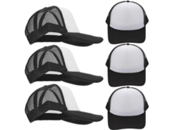 Paquete De 10 Gorras De Béisbol De Malla, Gorras De Verano Personalizables Con Impresión Por Sublimación Térmica.