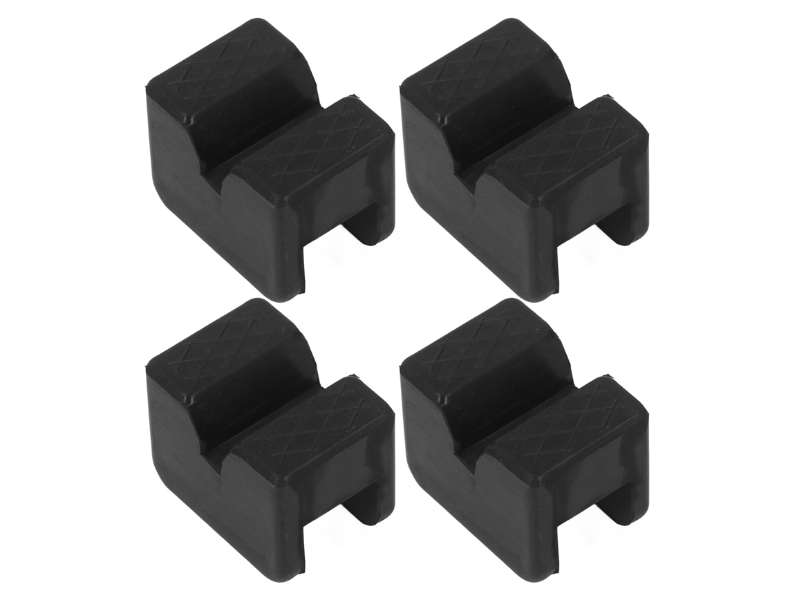 Adaptador Universal De Almohadillas De Goma Para Protección De Rieles De Aro (4 Unidades)