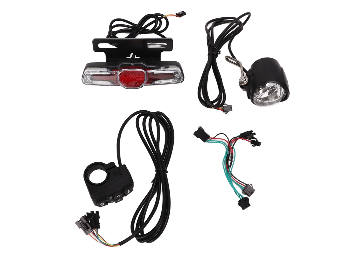 2026-conjunto De Luces Delanteras Y Traseras Para Bicicleta Eléctrica Led Premium Interruptor Multifuncional