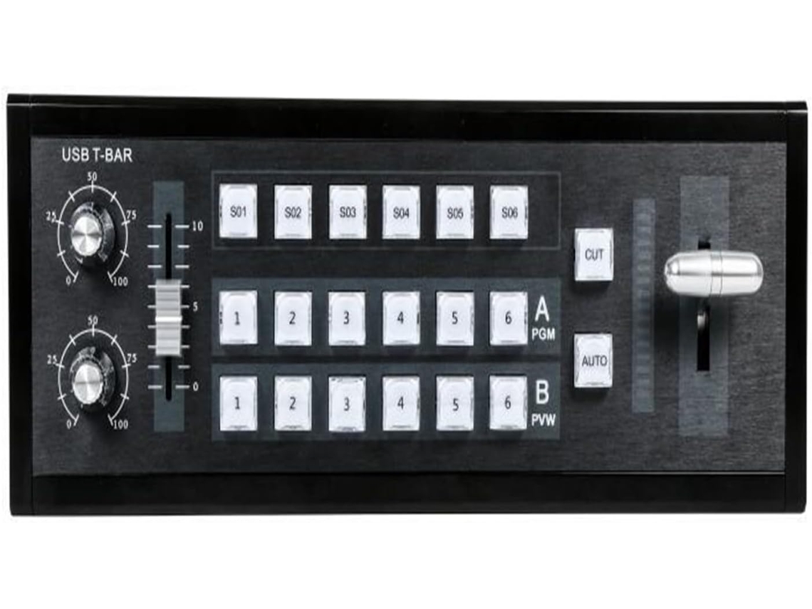 Controlador De Efecto Hall Industrial, Conmutador De Transmisión En Vivo Smc755-vmix, Estación