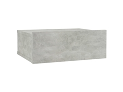 Mesa Cabeceira LOVELY HOME Mesinha Suspensa 40X30X15Cm Contrapl. Cinzento Cimento