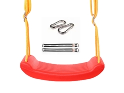 Mecedora infantil antideslizante roja para parques infantiles