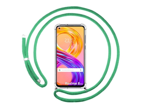 Carcasa Realme 8 4G / 8 Pro TUMUNDOSMARTPHONE Colgante Verde