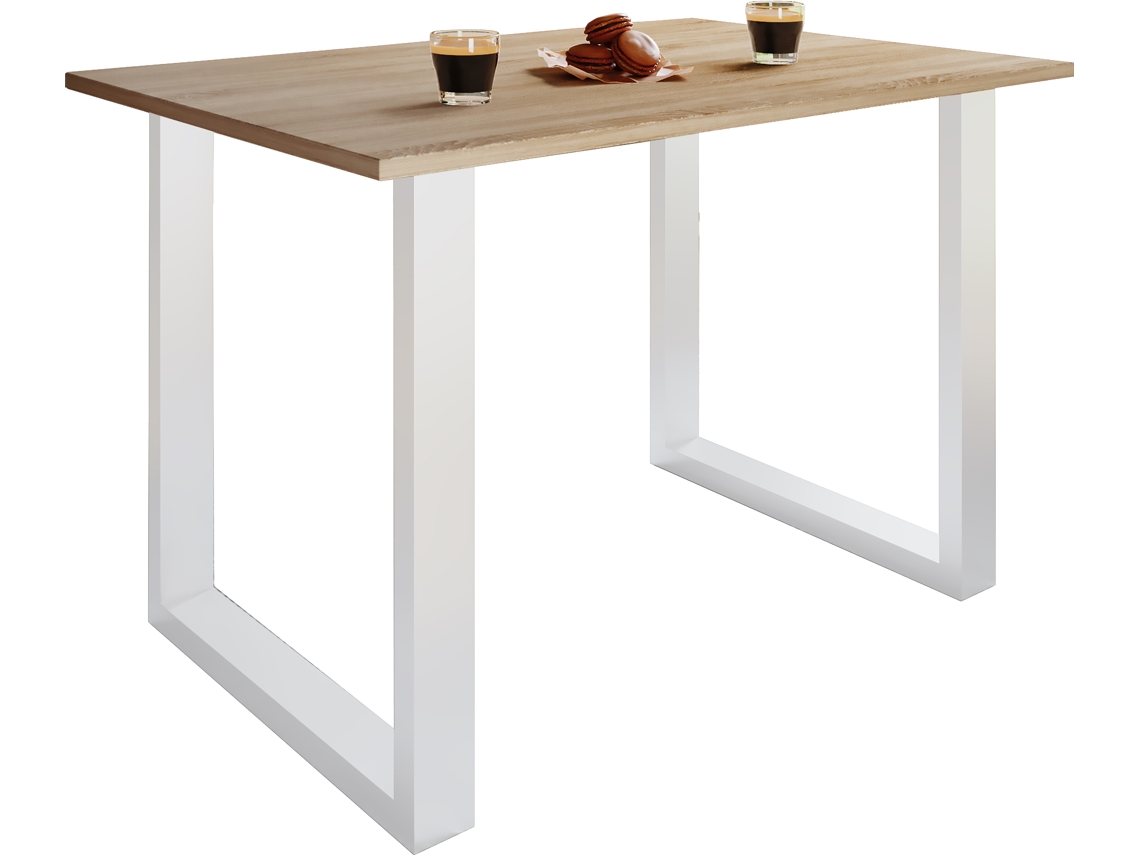 Mesa de Comedor de Madera Mesa de Cocina Xona U 110x80 Vcm