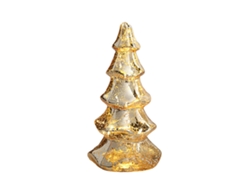 Adorno para árbol de Navidad con iluminación decorativa, diseño retro