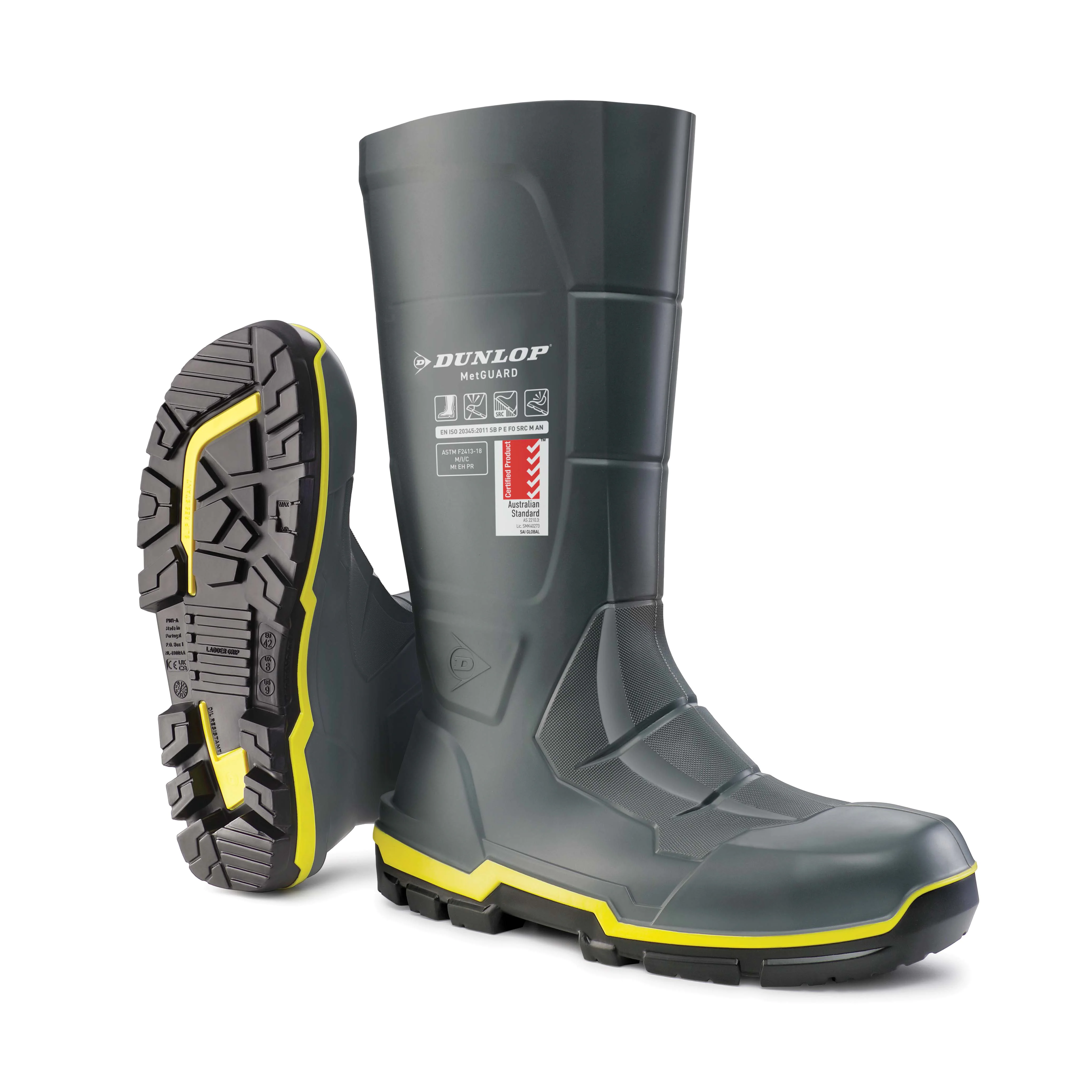 Botas de agua impermeables de seguridad total DUNLOP Metguard