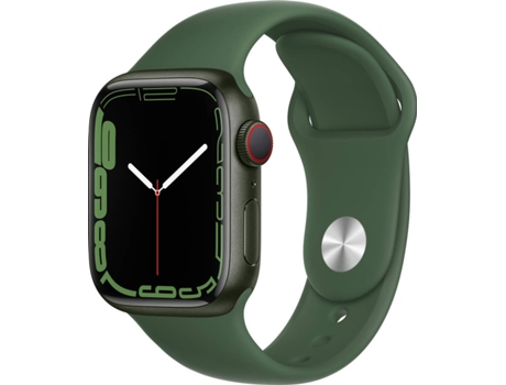 APPLE Watch Series 7 GPS+Cellular 41 mm Verde con Correa Deportiva Trébol