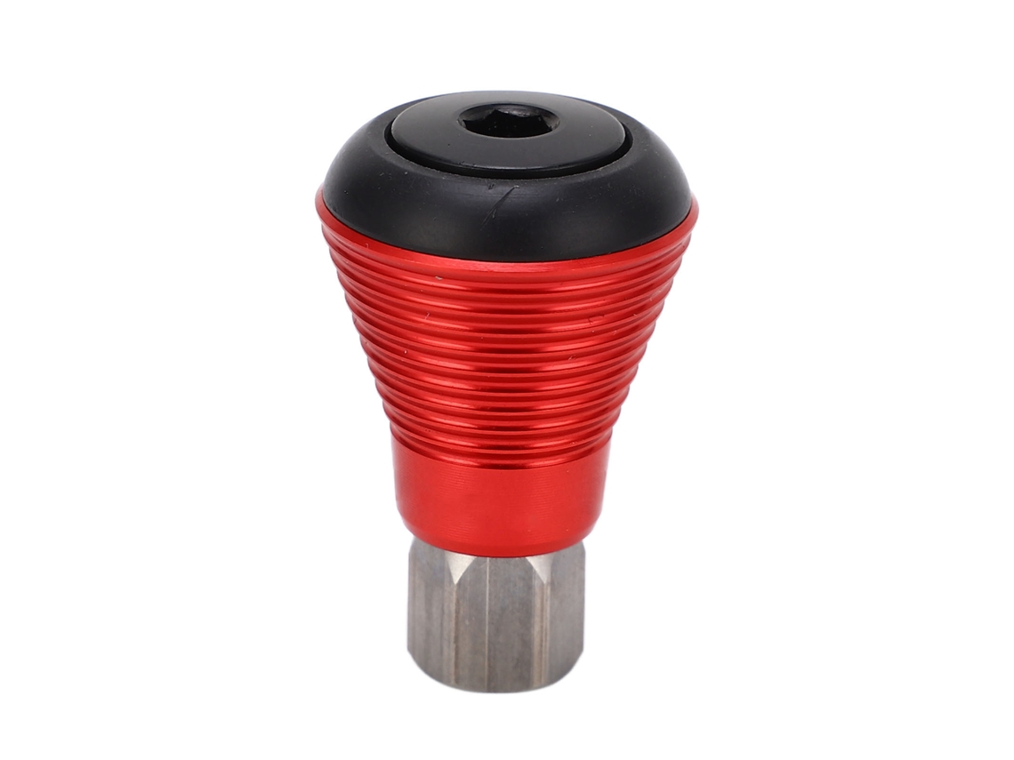 Jinwei-parada De Asiento De Bicicleta Plegable Positive Pole Mushroom Stop Bloque De Asiento Plated Rojo