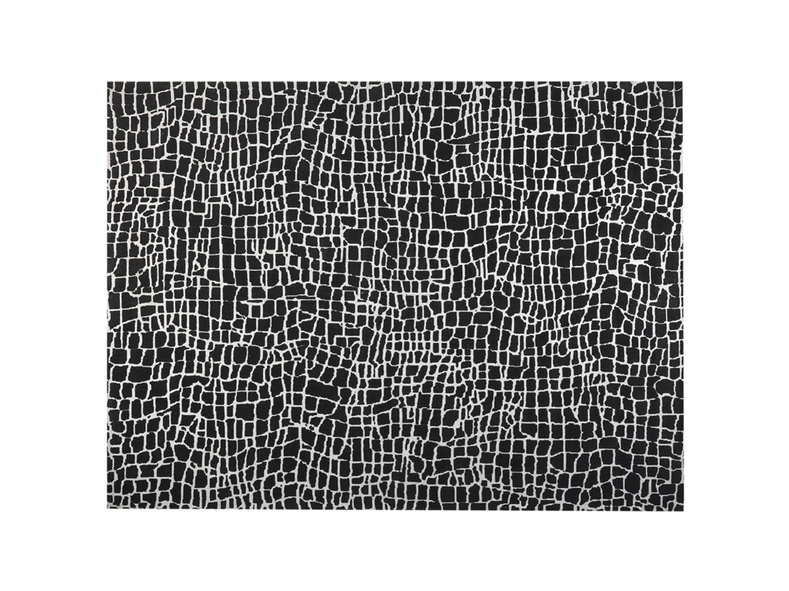 Alfombra de pelo corto BELIANI Punge de Poliéster Negro 300x400
