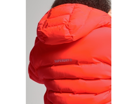 Abrigo SUPERDRY Poliéster Mujer (44 - Rojo)