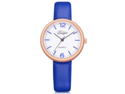 Reloj De Pulsera Analógico De Cuarzo Sencillo Y Elegante Para Mujer (plateado, Negro)