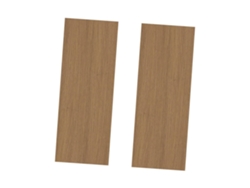 Adhesivos Autoadhesivos De Pvc Para Suelos (2 Piezas) Con Decoración Efecto Madera.