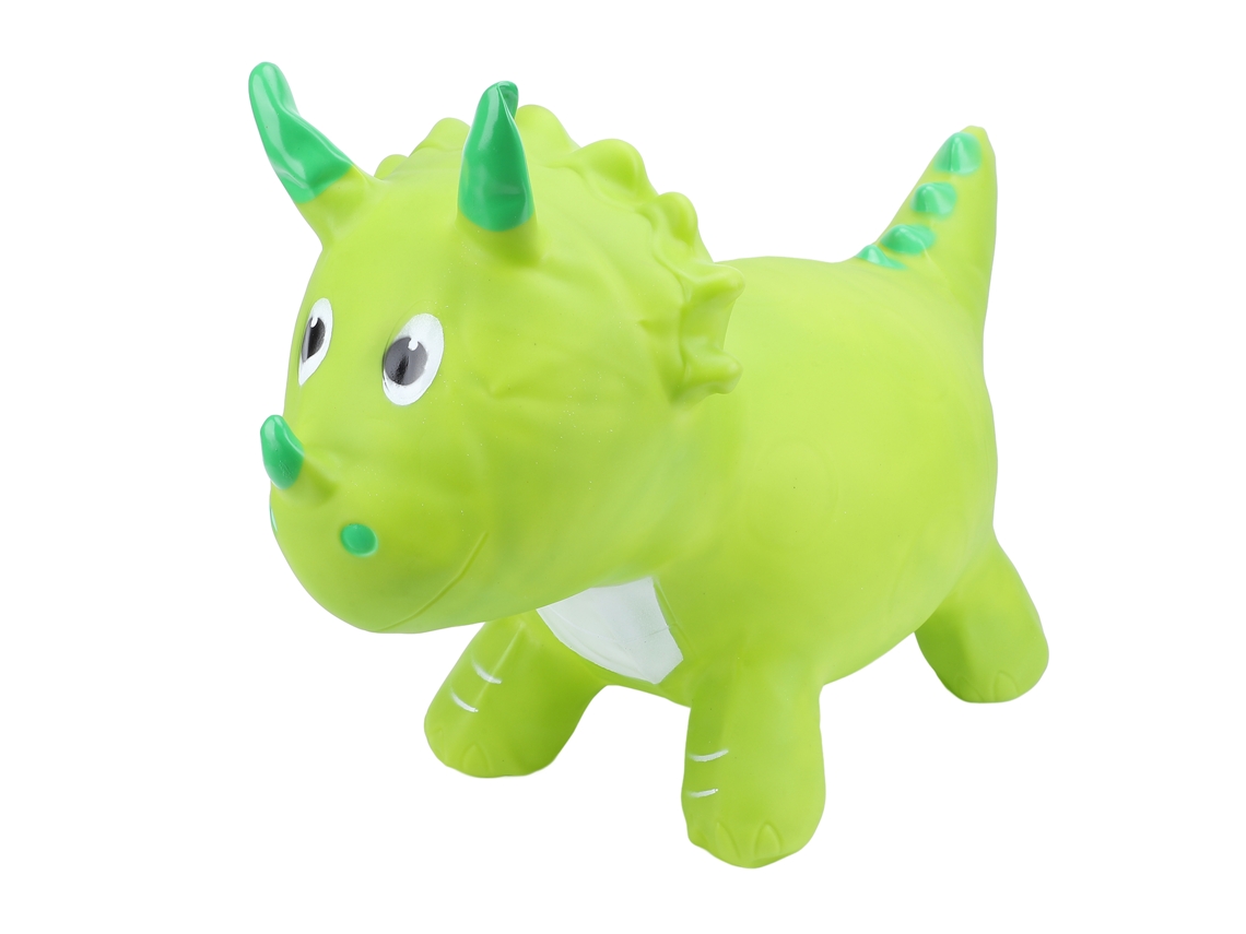 -juguete Inflable De Dinosaure Saltarin Para Bebé, Caballo Saltarin Suave De Pvc, Equipo De Juego Hinchable Verde