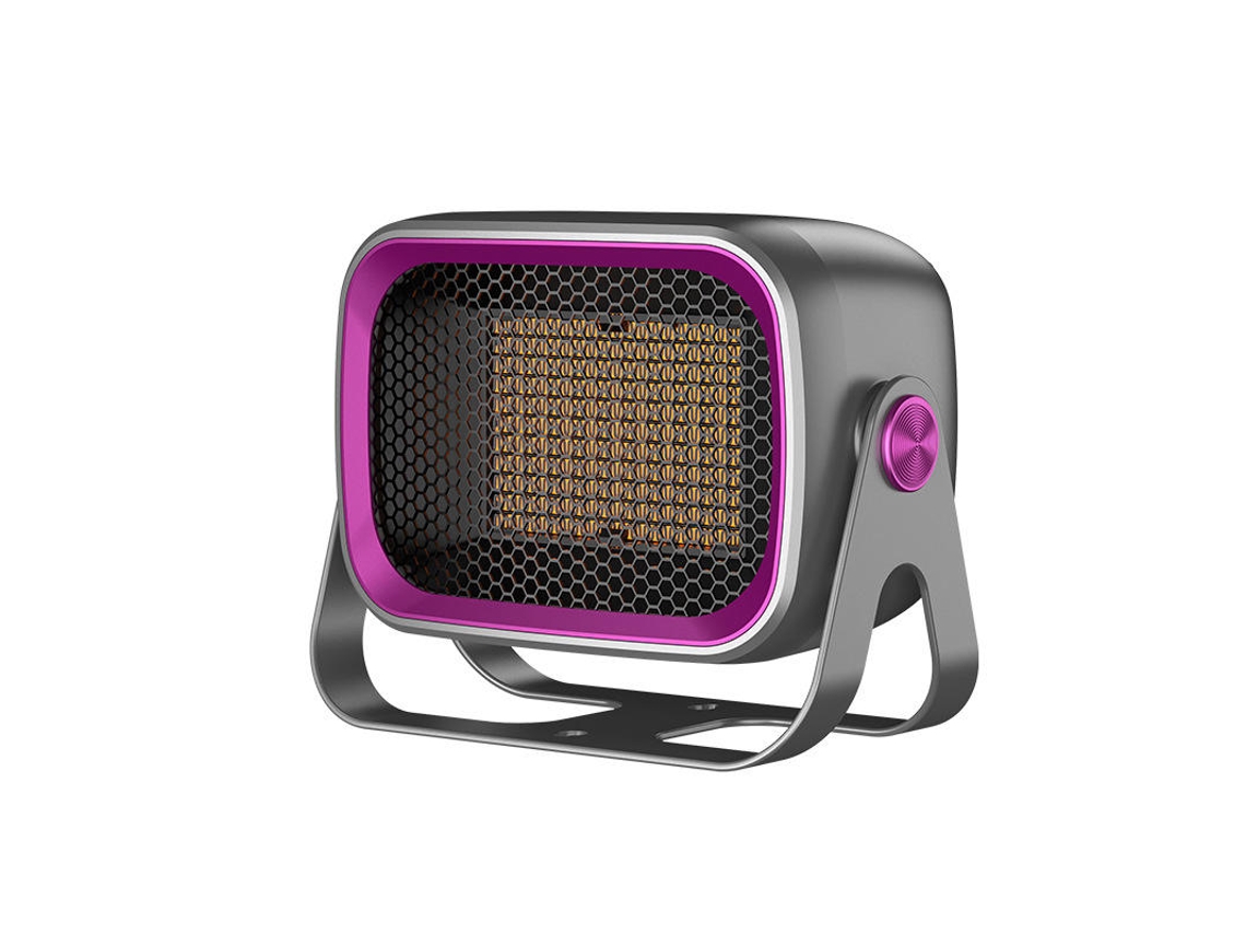 SFUSHOS Calefactor de sobremesa silencioso y rápido para dormitorios, gris oscuro L6