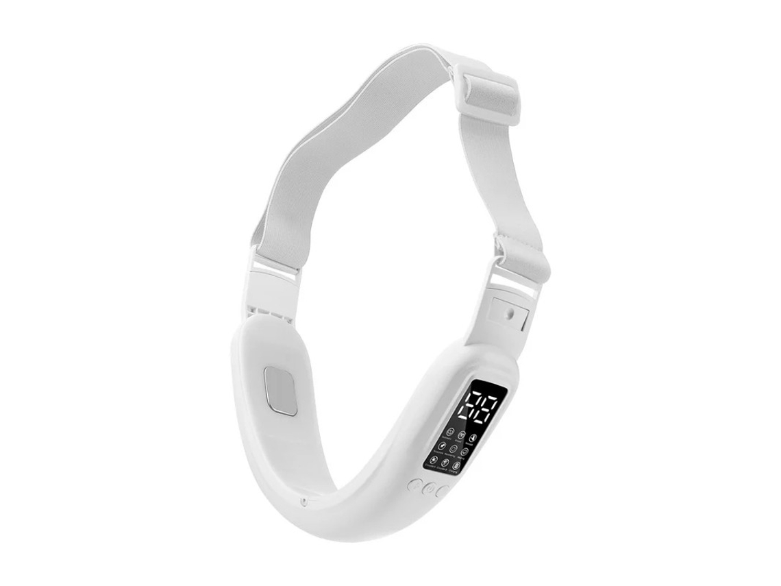 Dispositivo inteligente V Face con 8 modos y 15 intensidades ajustables, máquina eléctrica para el contorno de la papada, color blanco Yizhood