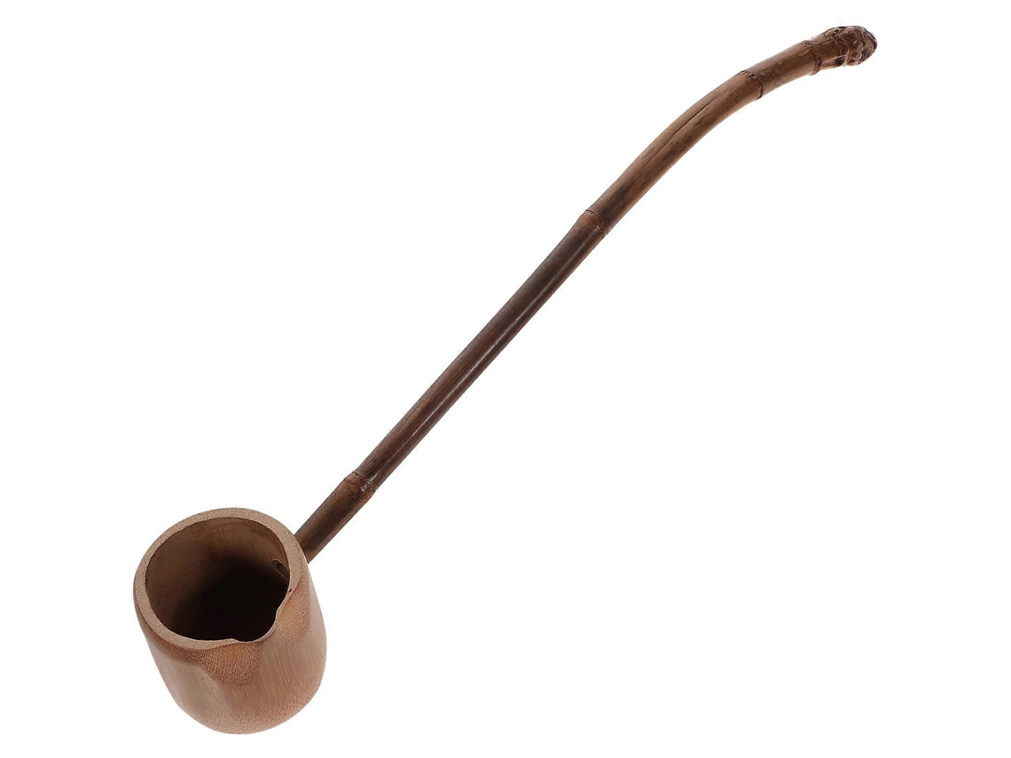 Cucharón De Bambú Para Agua, Taza De Cuchara De Baño, Servir Sopa, Té Y Uso Diario